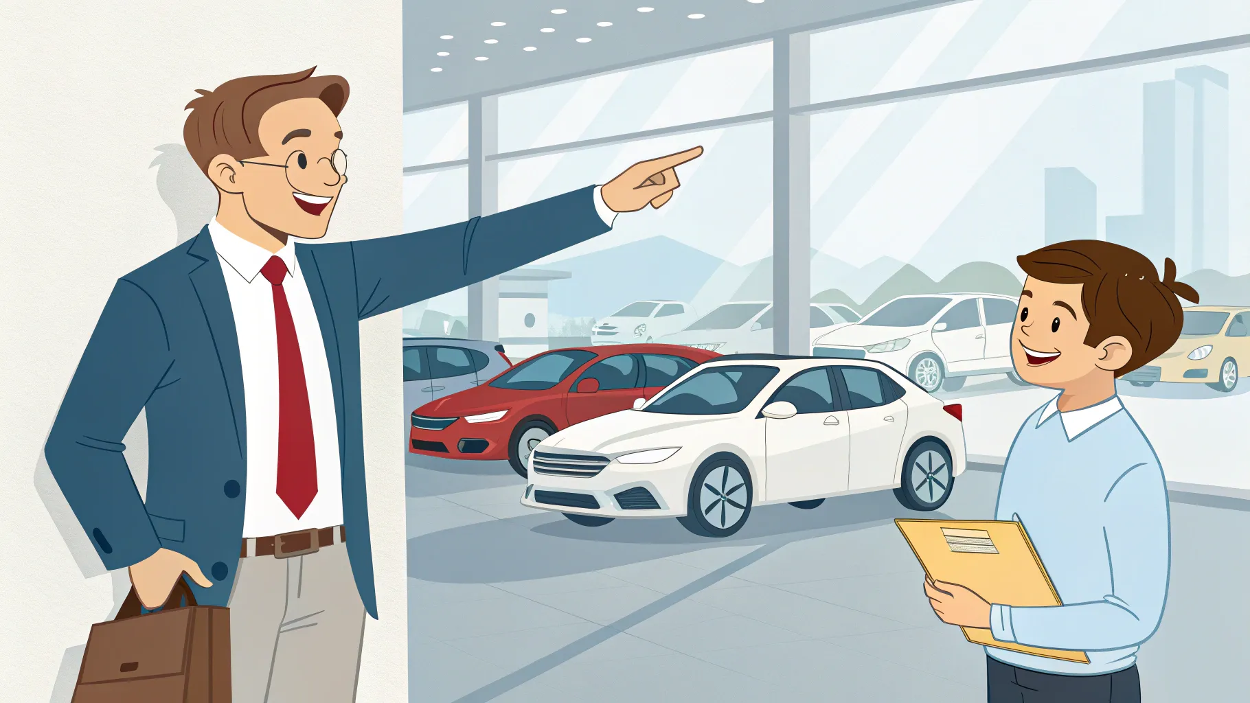 car salesmen allies