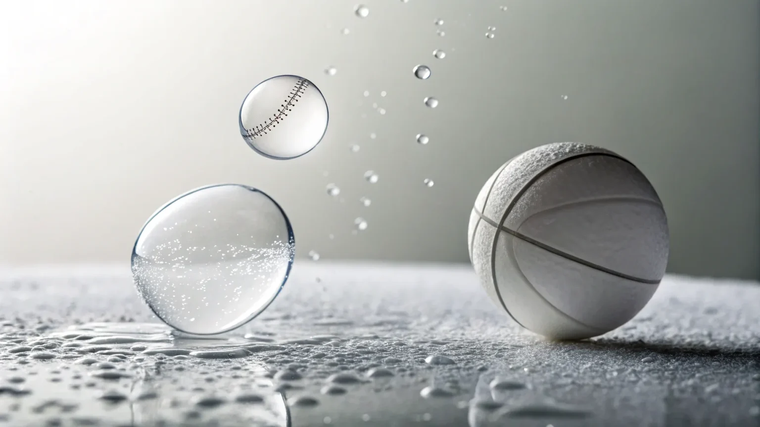 glass ball rubber