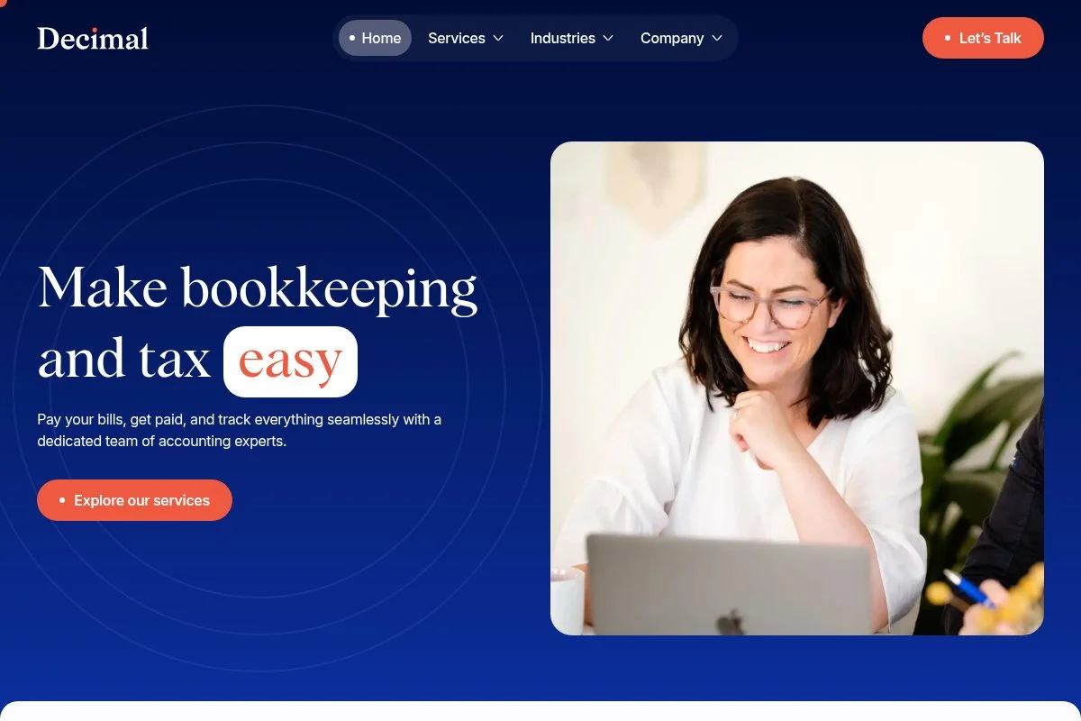 Screenshot of KPMG Spark homepage