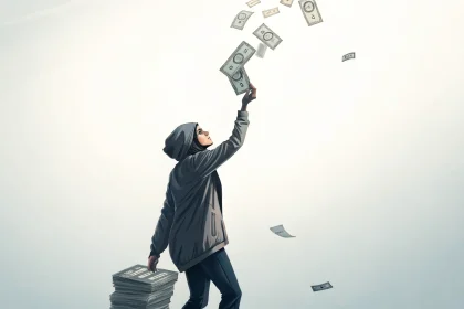 sudden wealth vanish