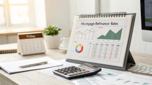 friday report tracks mortgage refi rates