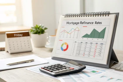 friday report tracks mortgage refi rates