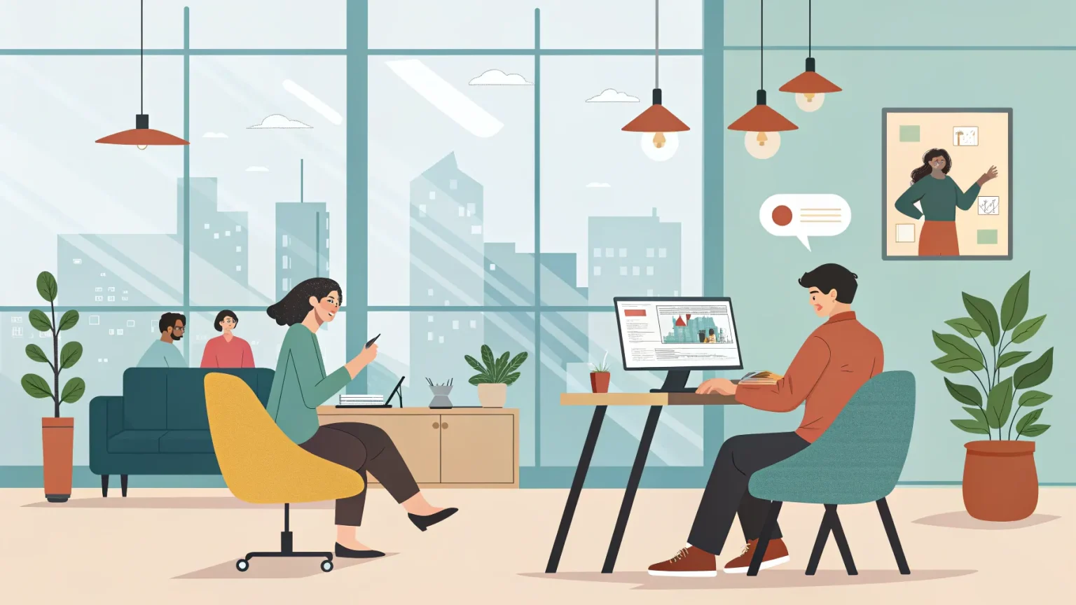 hybrid work beats office data