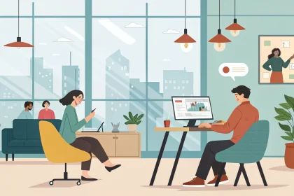 hybrid work beats office data