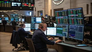 wall street tracks midday stock swings