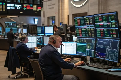 wall street tracks midday stock swings