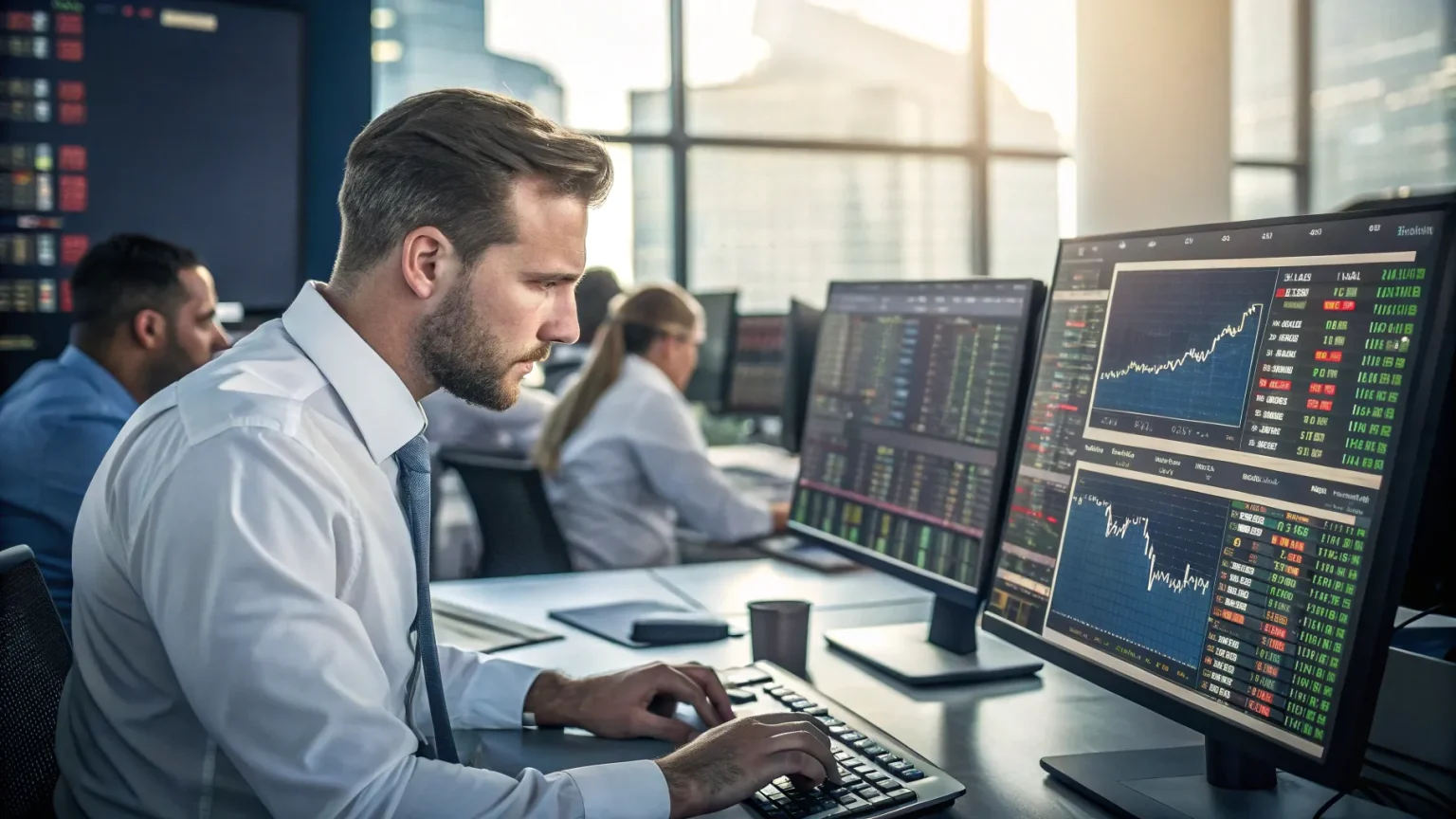 midday stock movers draw trader focus