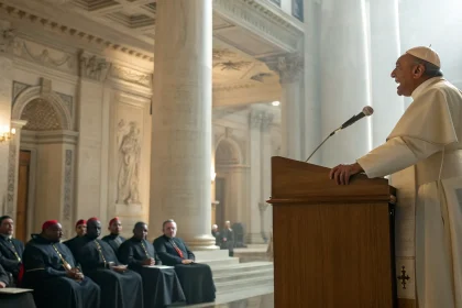 pope urges chicago unions immigrants