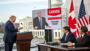 trump threatens tariffs on canada