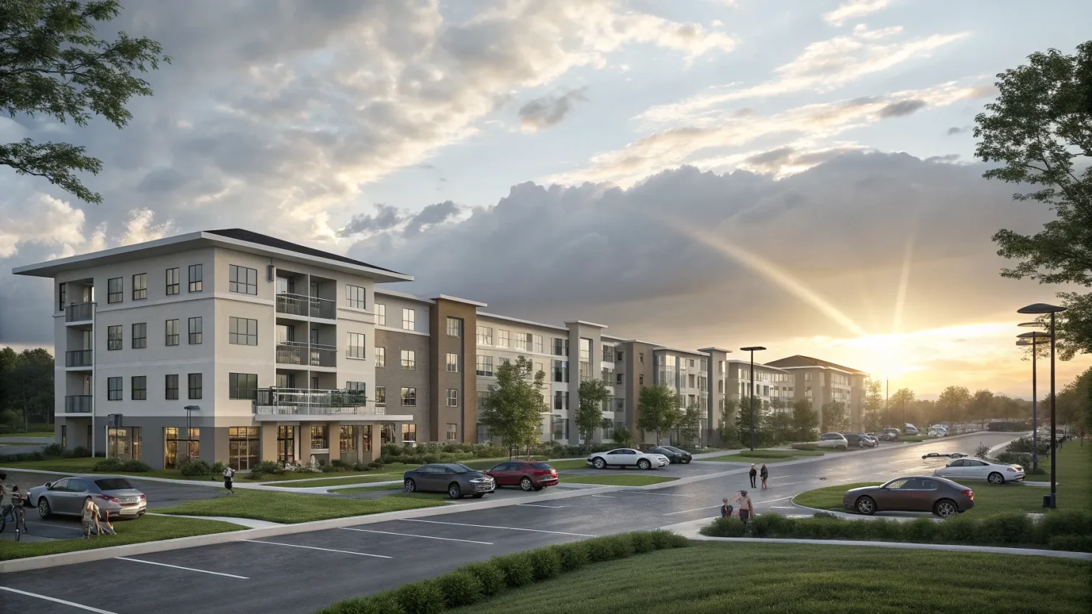 us rents ease supply surges