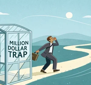 man on a long road calling out to someone; Future Thinking Creates Resistance