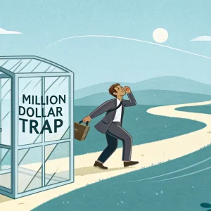 man on a long road calling out to someone; Future Thinking Creates Resistance