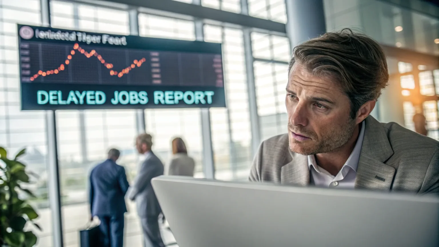 delayed jobs report test market