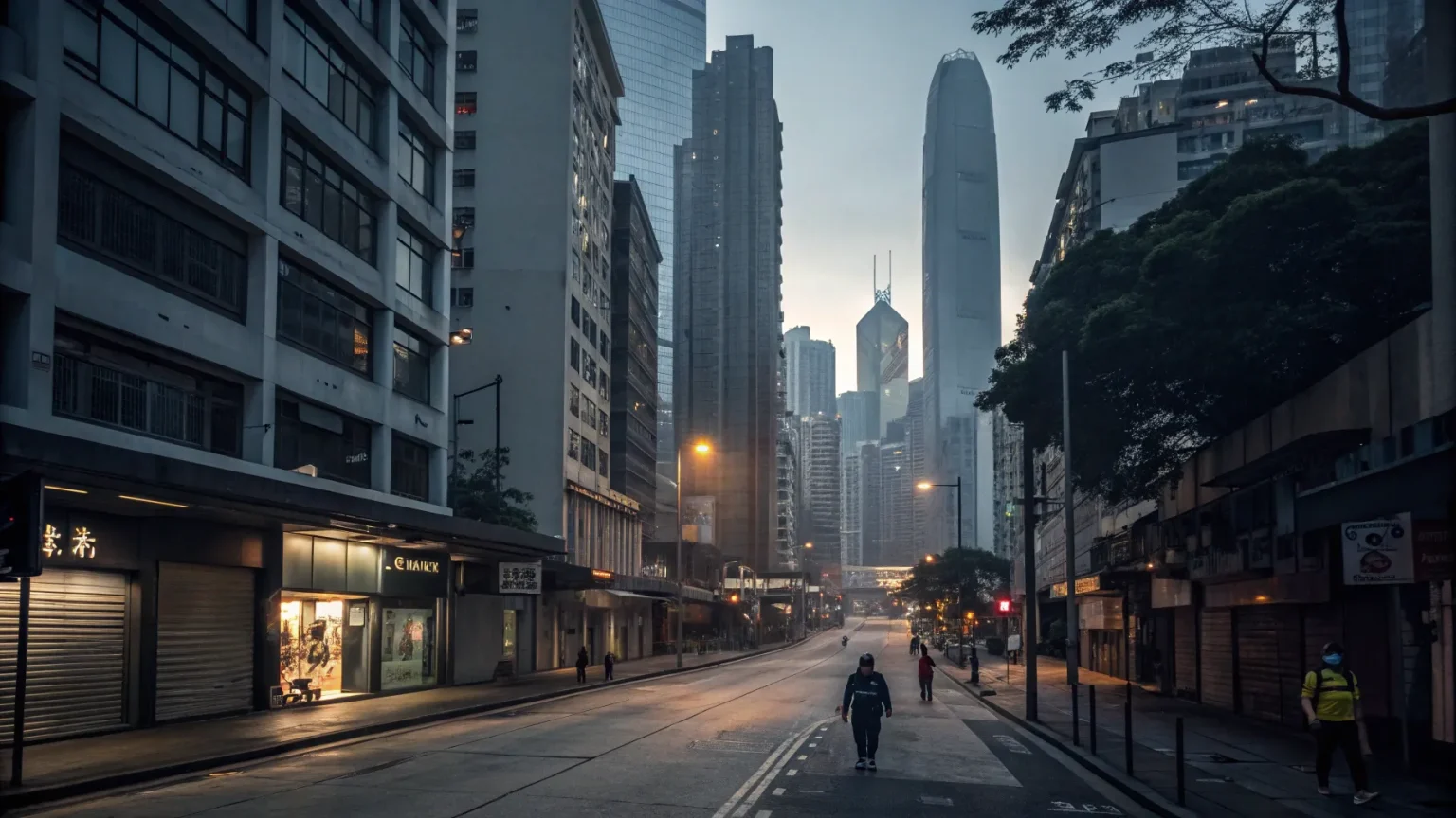 hong kong property slump signals
