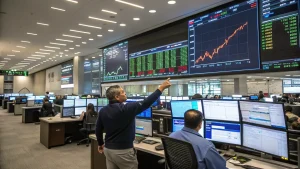 # markets see sharp midday swings