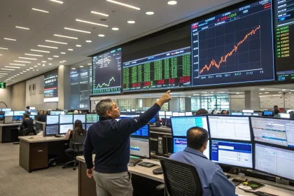 # markets see sharp midday swings