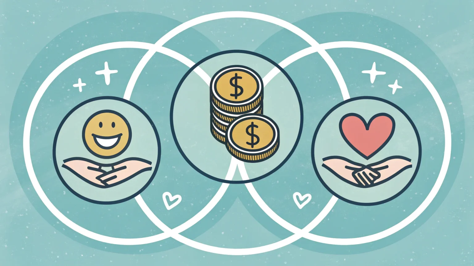 profit service and joy together