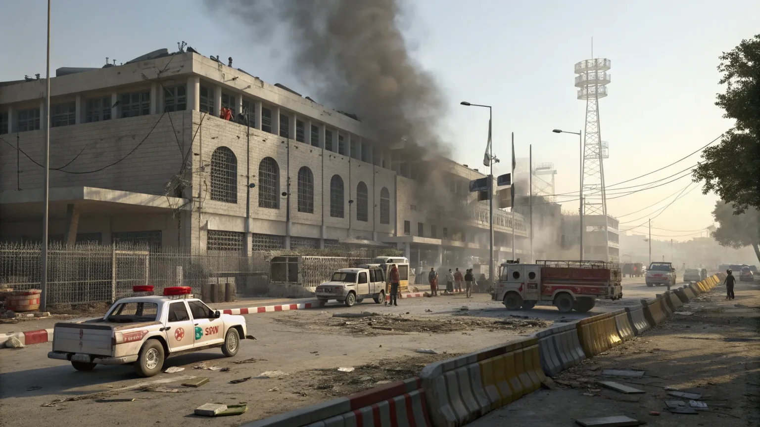 suicide bombers attack pakistan security