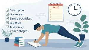 beat laziness with micro wins