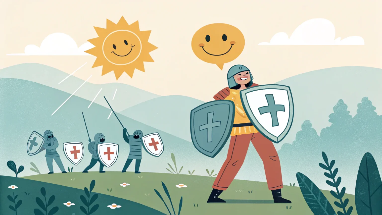 happiness is armor not mask