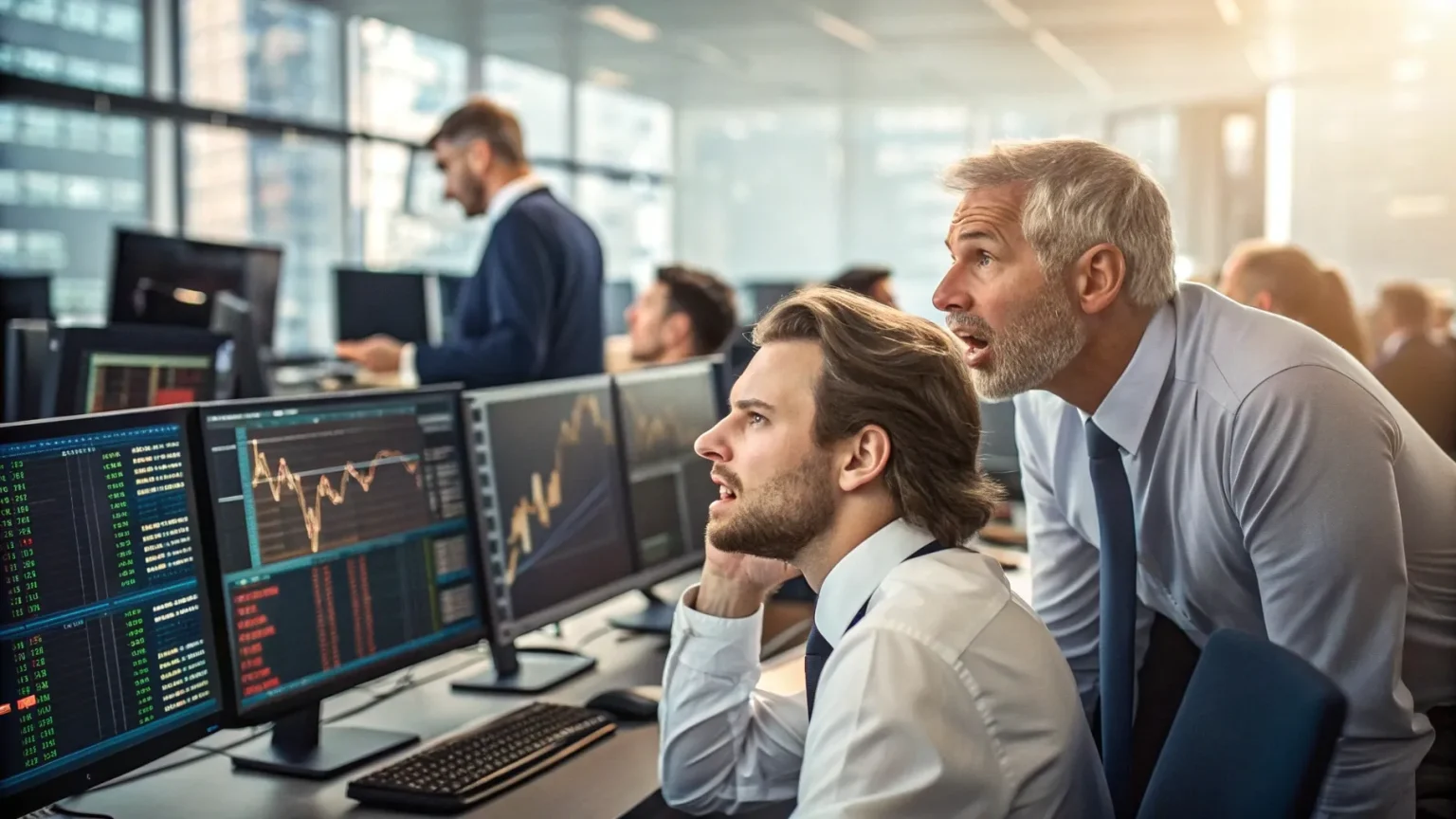 midday stock movers investor jitters