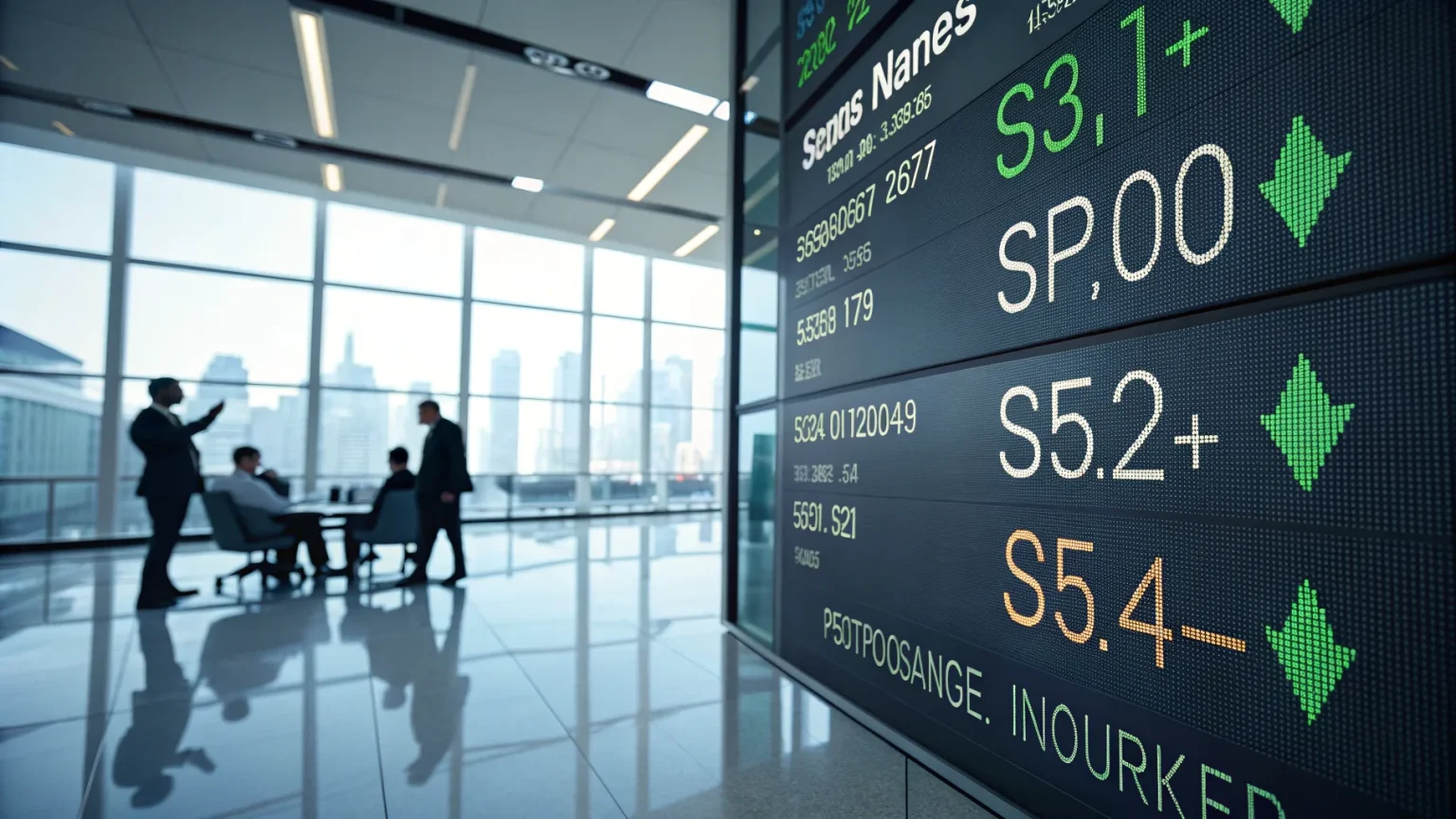 s and p edges higher morning