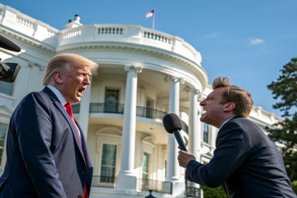 trump clashes with reporter video