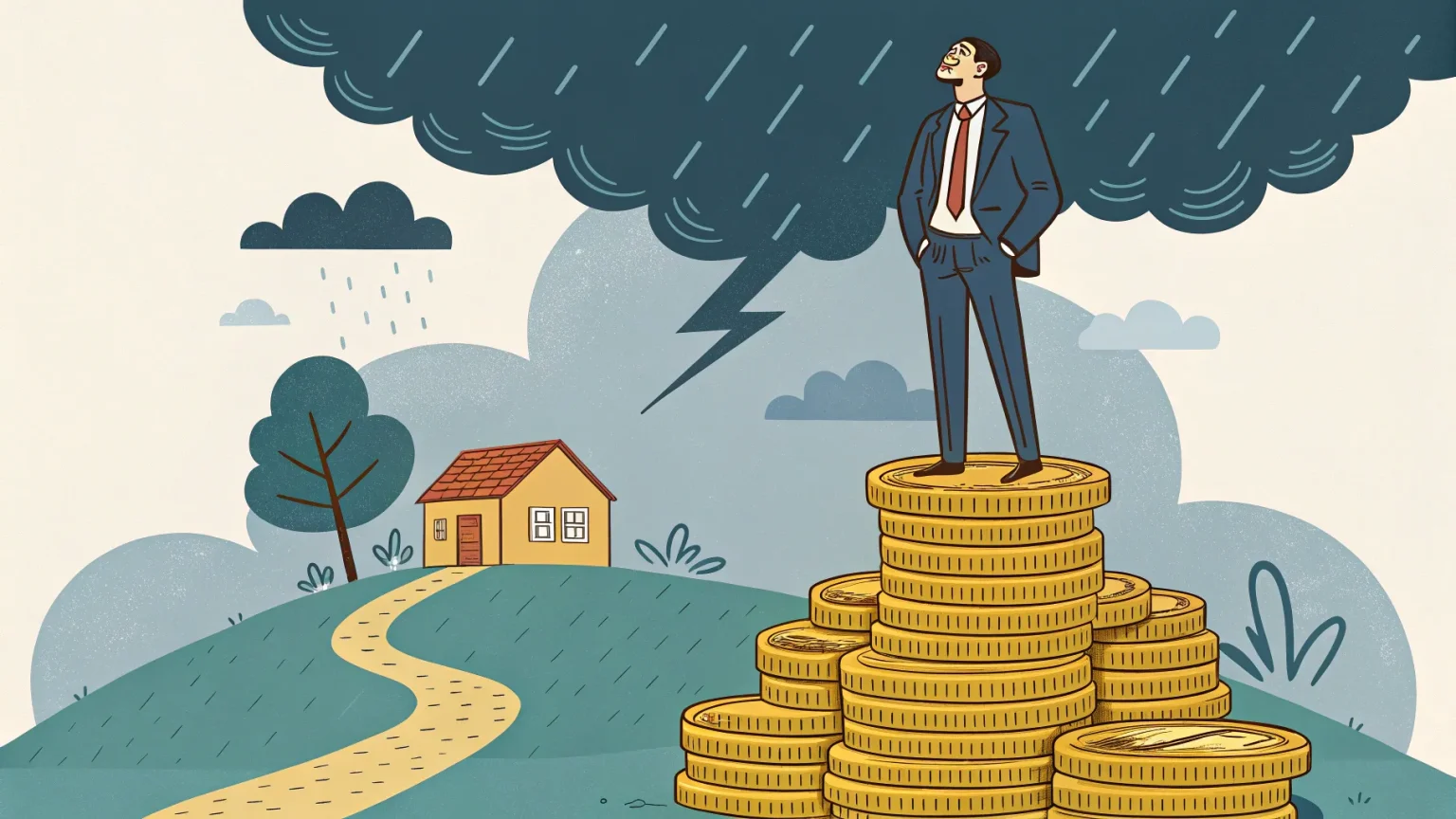 wealth built on grudges breeds arrogance