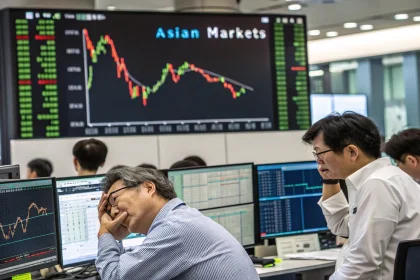 asian markets fall on trade concerns