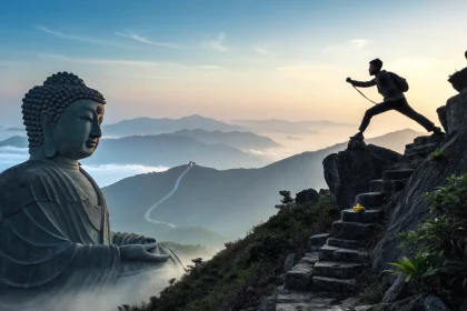 be ferocious in effort buddha