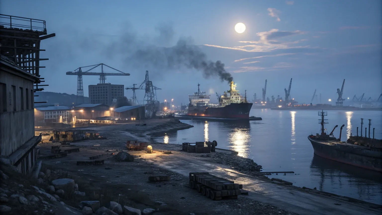 black sea port strikes escalate