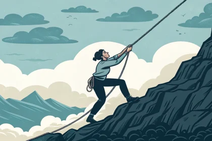 definiteness of purpose beats hard times