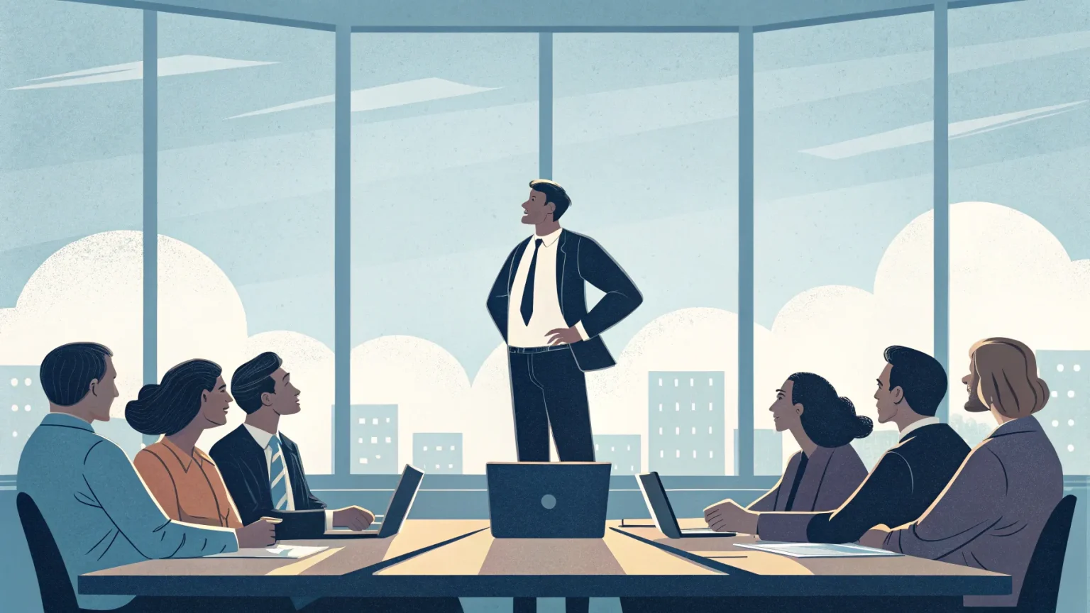 leaders must show up person