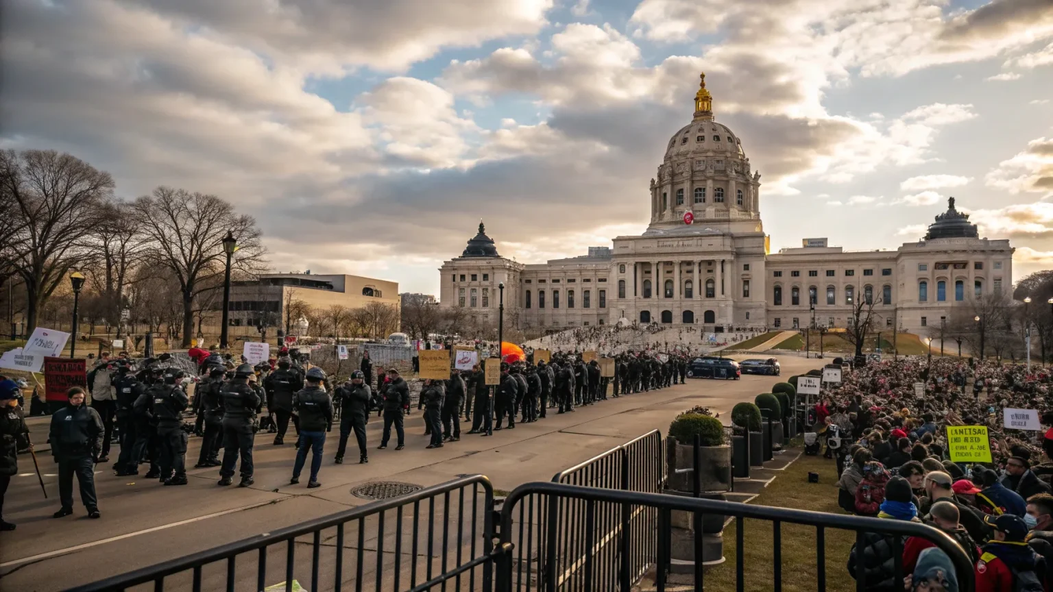 minnesota protests intensify after ice shootings
