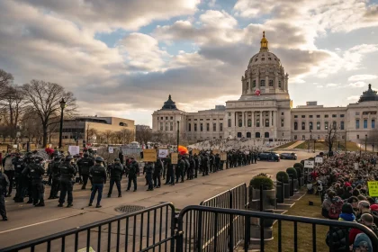 minnesota protests intensify after ice shootings