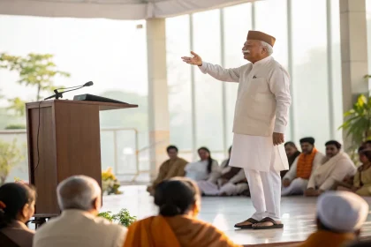 rss chief emphasizes dharma humility