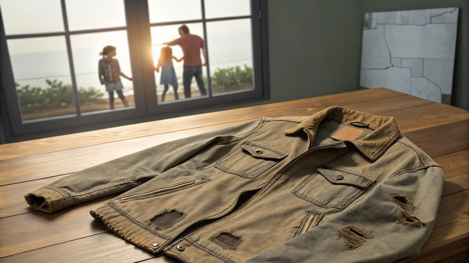 torn fabric revealed true riches