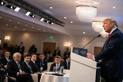 trump greenland talks davos summit