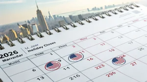 us markets holiday closures schedule