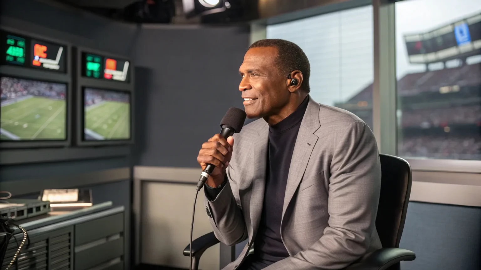 quarterback discovers broadcasting success