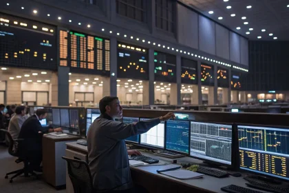 stocks swing sharply after hours trading