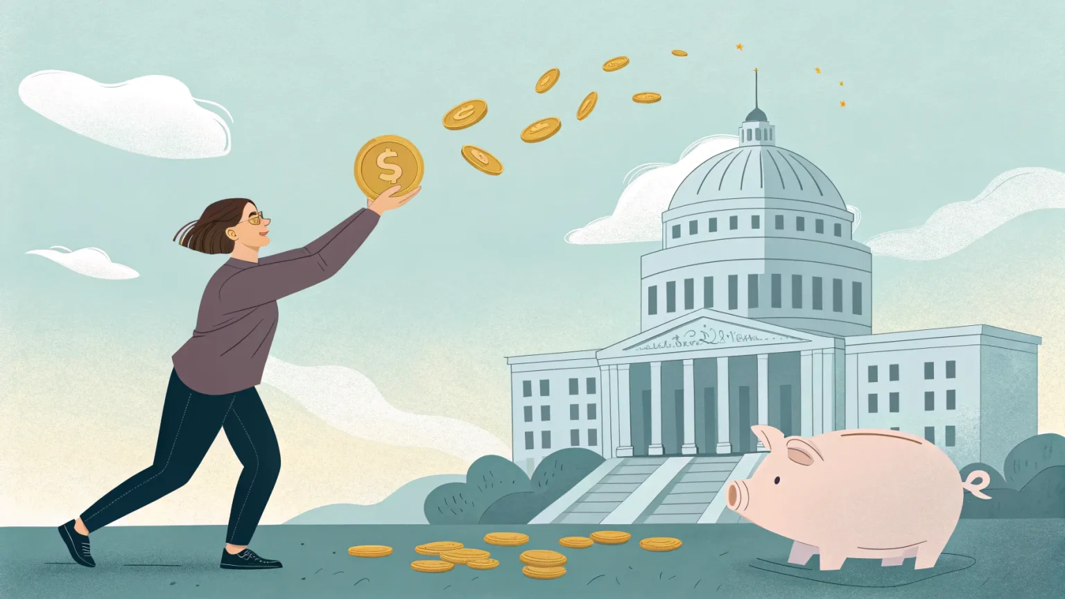 stop donating extra taxes government