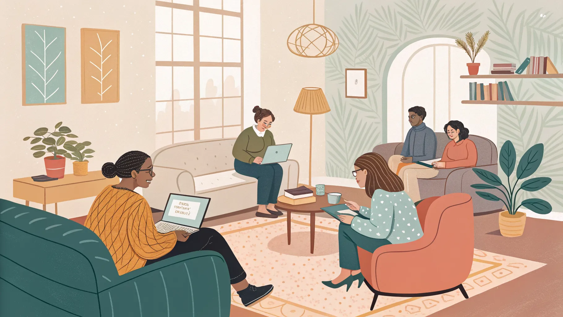 curated rooms beat random networking