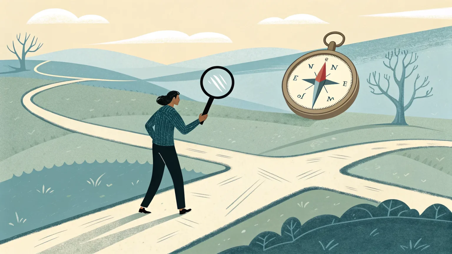 luck earned through attention intention