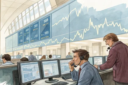 midday trading sharp stock swings