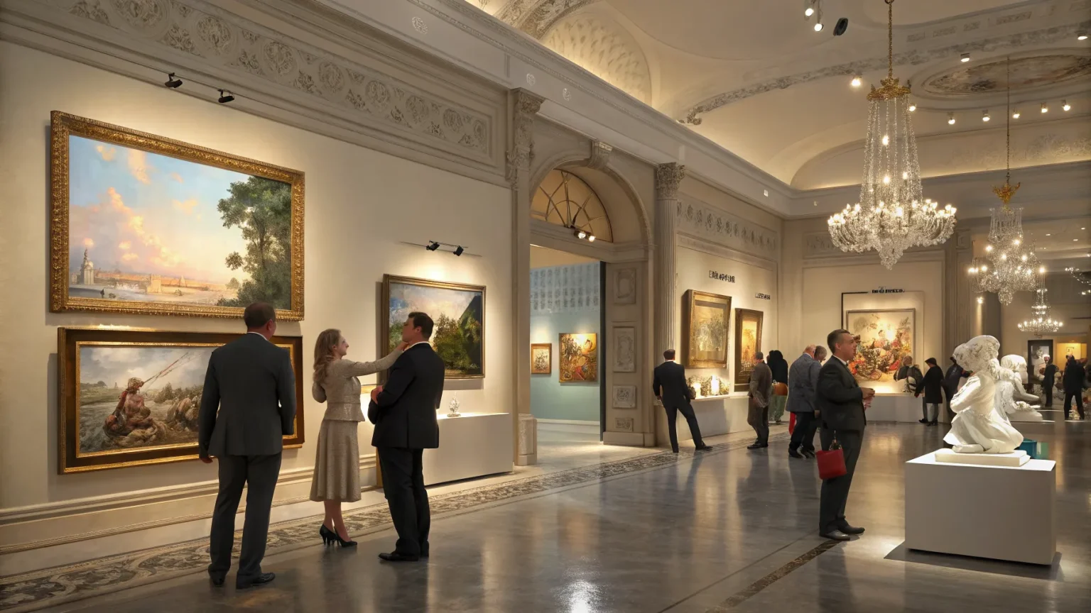 us art auctions rebound percent