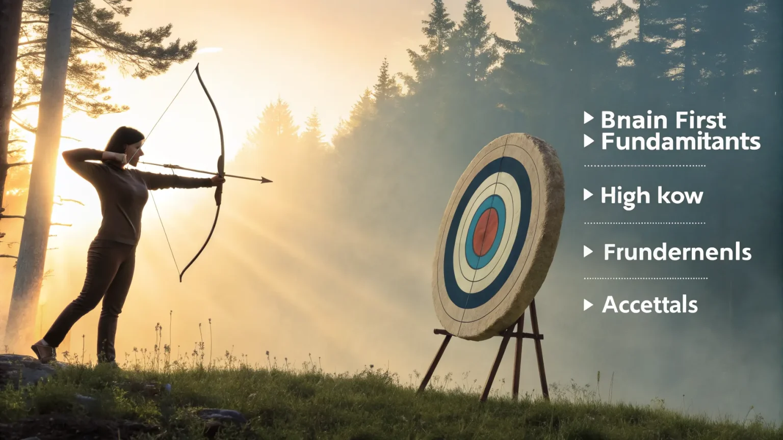 aim first build unshakable fundamentals