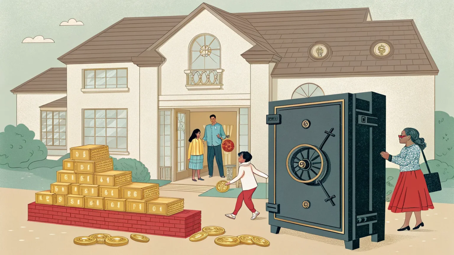 family cannot locate hidden wealth