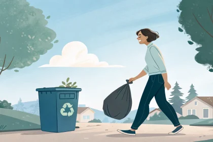 taking trash out resets your day