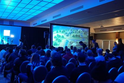 audience in a conference; Lettuce Solo Summit
